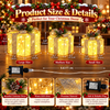 3-Piece Light-Up Christmas Gift Box Decoration Set