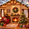 Mini Christmas Tree for Dollhouse | 7.8-Inch Artificial Holiday Decoration