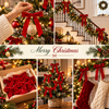 Christmas Velvet Bow Decorations