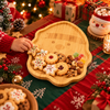 Santa Bamboo Christmas Serving Tray