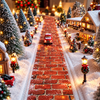 Christmas Brick Pathway Runner