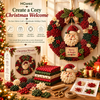 DIY Christmas Santa Wreath Craft Kit