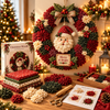 DIY Christmas Santa Wreath Craft Kit