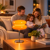 Modern Orange Glass Table Lamp