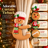 Christmas Gingerbread Man Curtain Tieback