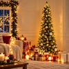 Pre-Lit Slim Christmas Tree with Warm LED Lights