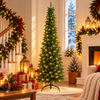 Pre-Lit Slim Christmas Tree with Warm LED Lights