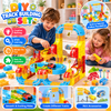 Christmas Electric Train Set | Rechargeable Railway Track Toy with Lights & Sounds