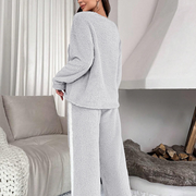 Solvara Fleece Lounge Set