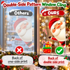 Festive Christmas Window Cling Set
