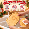Santa Bamboo Christmas Serving Tray
