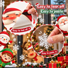 Festive Christmas Window Cling Set