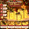 3-Piece Light-Up Christmas Gift Box Decoration Set