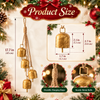 Vintage Golden Christmas Hanging Bells