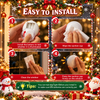 Magical Christmas LED Window Hanging Lights
