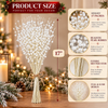 White Pearl Berry Christmas Picks, 24 Pcs
