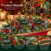 Christmas Pinecone Candle Centerpiece
