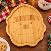 Santa Bamboo Christmas Serving Tray