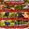 Solar Christmas Tree Pathway Lights (5 Pack)