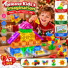 42-Piece Magnetic Tiles Travel Building Set