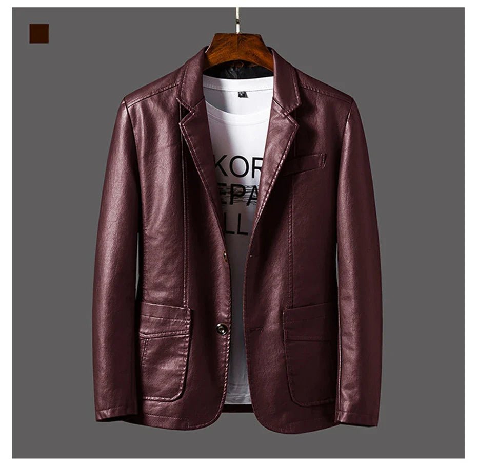 Ryder Men's PU Leather Biker Jacket - Aries x Rose