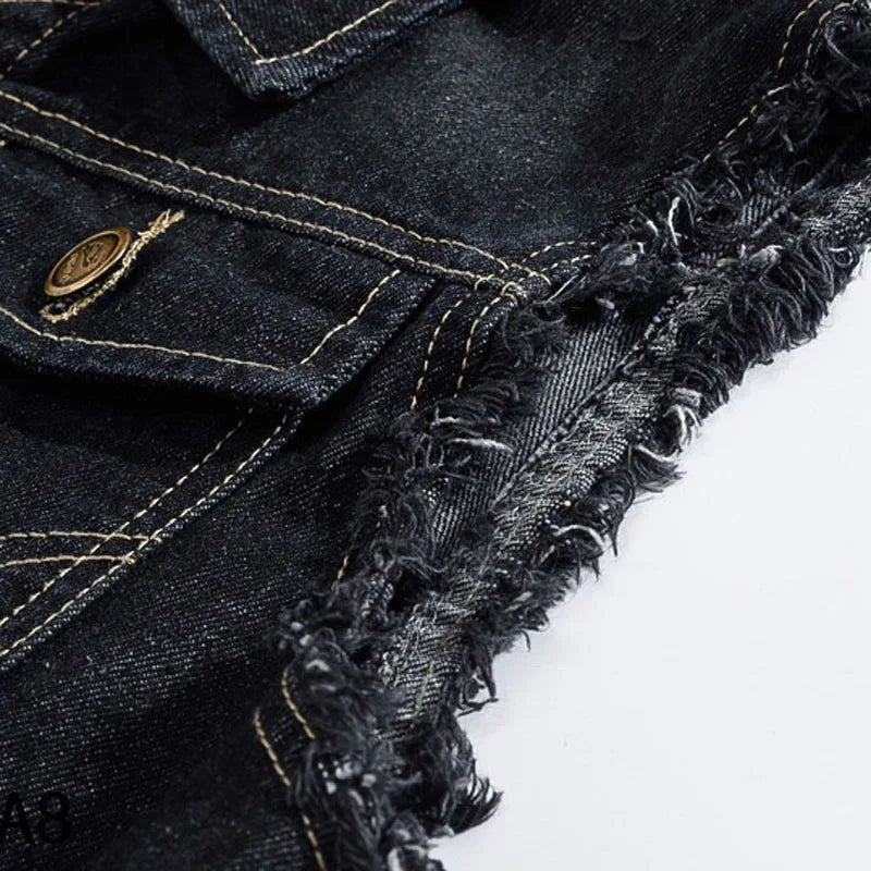 Ryker Denim Vest - Aries x Rose
