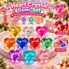 Colourful Heart Crystal Gems Play Set