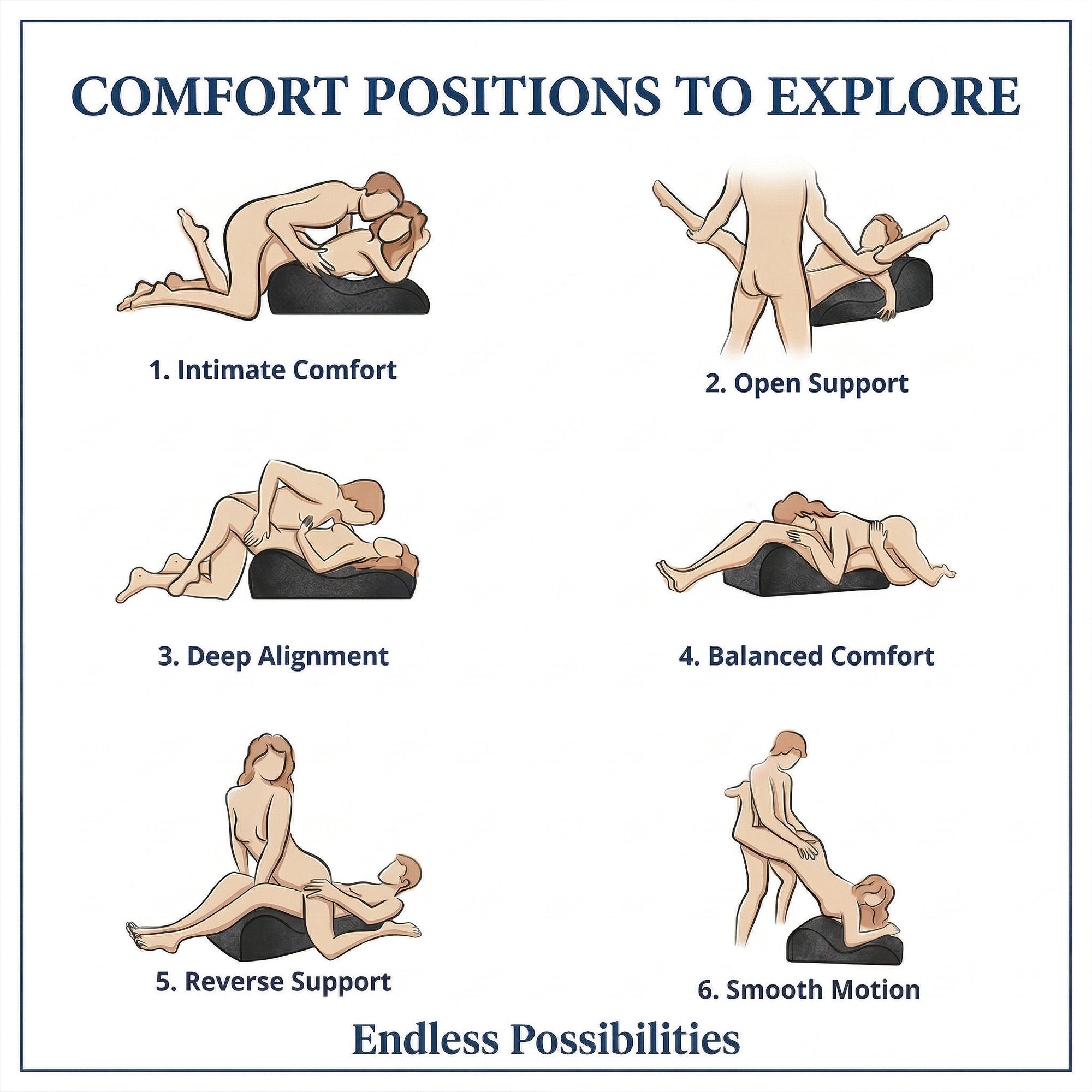 Waterproof Intimacy Pillow – Comfort for Every Position