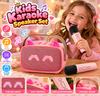Mini Kids Karaoke Speaker Set with Wireless Microphones & LED Lights