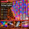Magical Multicolor LED Curtain String Lights