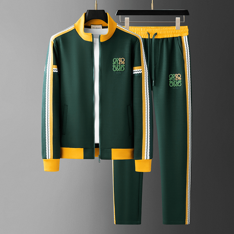 Premium Roman Tracksuit Set - Aries x Rose