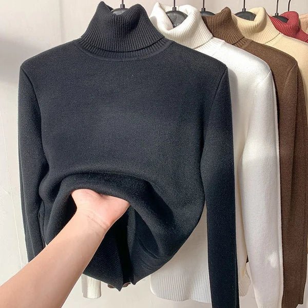 Yvette Cashmere Turtleneck Sweater - Aries x Rose