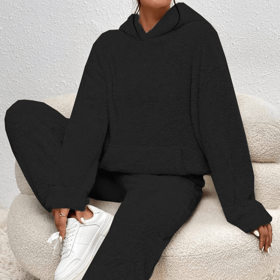 Velmora Plush Fleece Lounge Set - Aries x Rose
