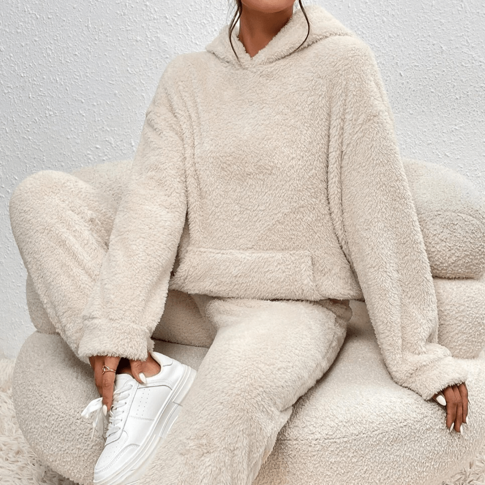 Velmora Plush Fleece Lounge Set - Aries x Rose
