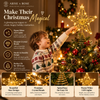 Golden LED Christmas Tree Star Topper