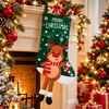 Festive Reindeer Christmas Stocking