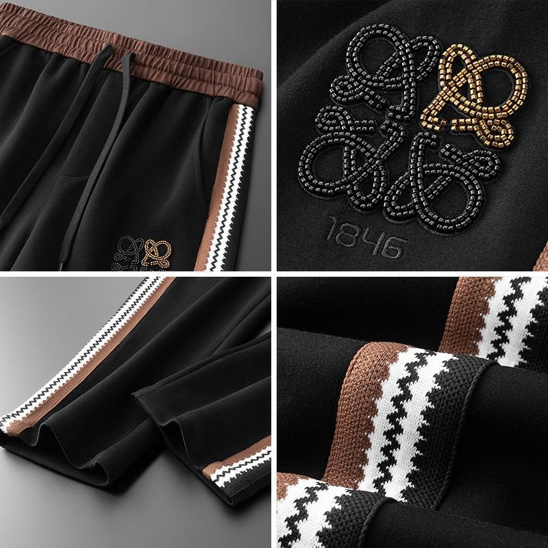 Premium Roman Tracksuit Set - Aries x Rose