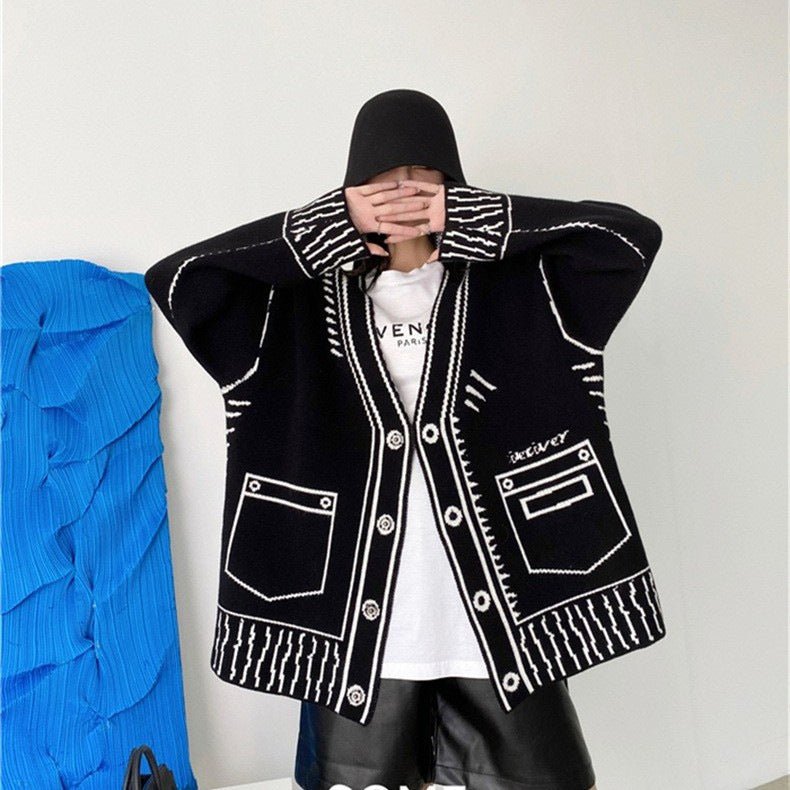 Canvas Premium Cardigan - Aries x Rose