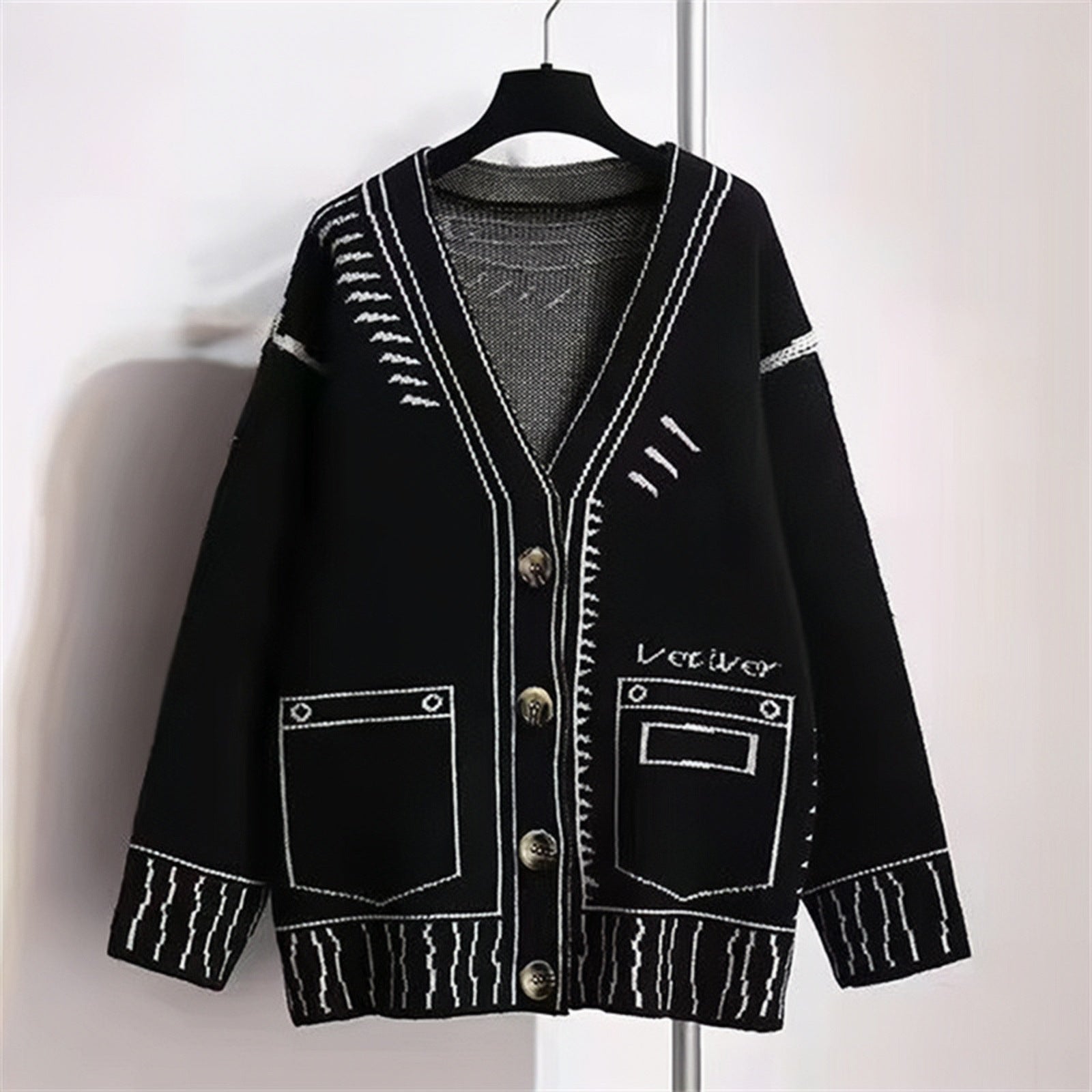 Canvas Premium Cardigan - Aries x Rose