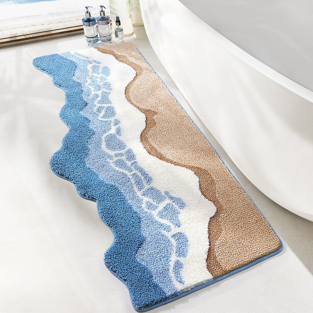Coastal Wave Rug - Aries x Rose