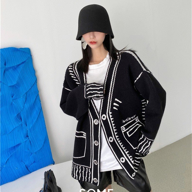 Canvas Premium Cardigan - Aries x Rose