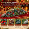 Christmas Pinecone Candle Centerpiece