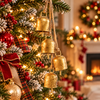 Vintage Golden Christmas Hanging Bells