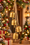 Vintage Golden Christmas Hanging Bells