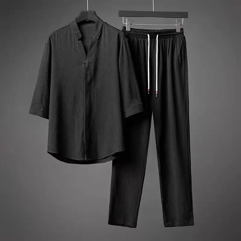 Vintaro Men’s Two - Piece Button Set - Aries x Rose