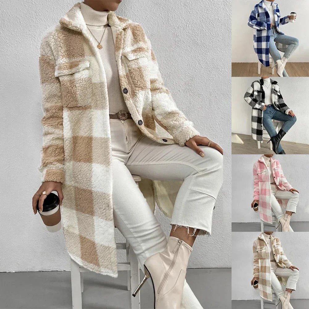 Tartan Check Outwear Shirt Jacket (Shacket) - Aries x Rose