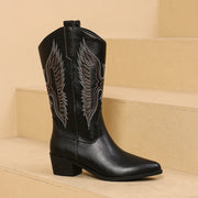 Celestia High-Knee Cowgirl Boots for Women