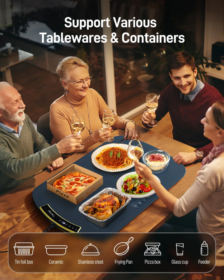 Dining table Heating Pad - Foldable Silicone