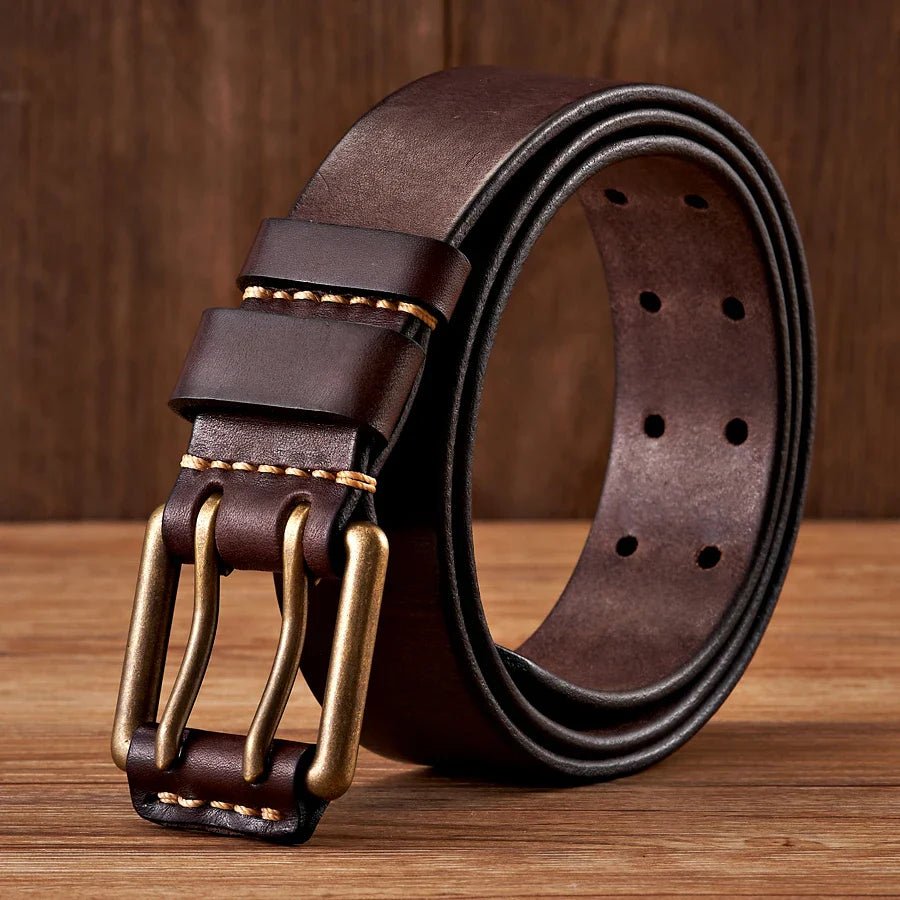 Brunel Leather Belt - Aries x Rose