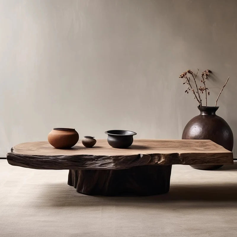 Aesthetic Wood Coffee Table Antique Designer Modern Living Room Decoration Coffee Table Unique Service Meubles Home Furniture